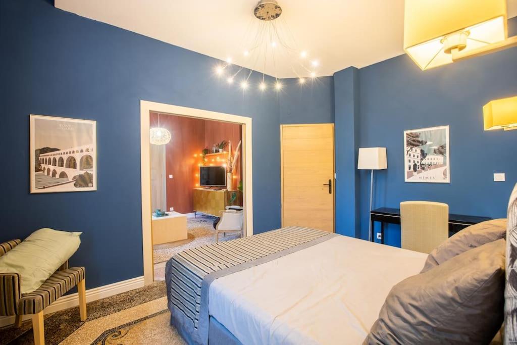La Suite 2 Pieces Lit Queen Size Entree Privee Nîmes Dış mekan fotoğraf